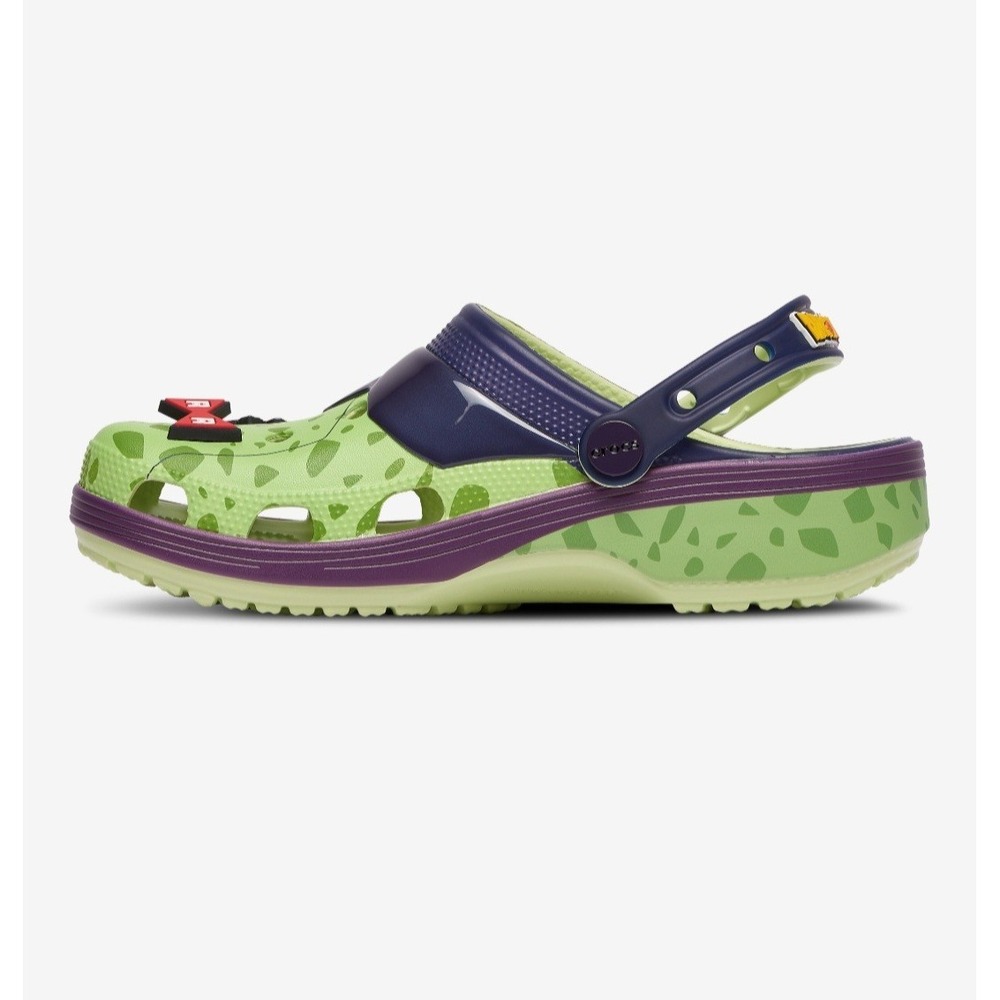 Crocs Dragon Ball Z Cell Classic Clog Jibbitz Green Unisex M8 W10 NIB - Picture 4 of 9